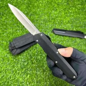 Microtech Hidden Code Smooth Handle OTF Knife