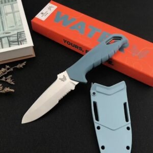Butterfly 18040 Straight Half-teeth Fixed Blade Knife