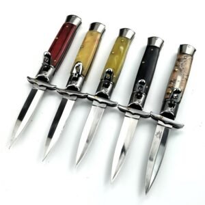 AKC 9-inch Flip With Hand Guards For Side-Opening Switchblade