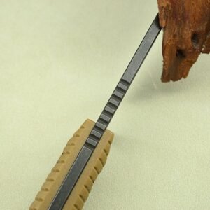 Those Who Advance Are Slightly Straightened Outside The Door Fixed Blade Knife