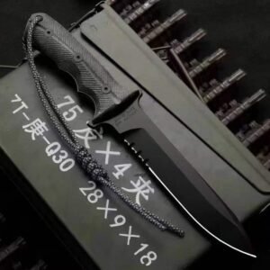 Chris Reeve Green Beret Partially Serrated Fixed Blade Knife