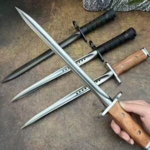 AK And M9 Triangles Fixed Blade Knife