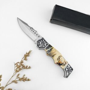 (F246) Sika Deer Fold Folding Knife
