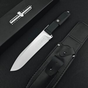 An Extremely Aggressive Doberman Fixed Blade Knife