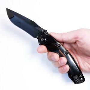 Microtech Amphibious M390 Ultra Mirror DLC Blade Titanium Alloy Handle SF Express