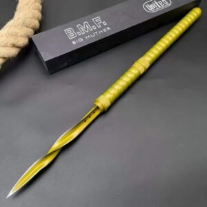 Gold Multi-Function Triangular Spike Knife