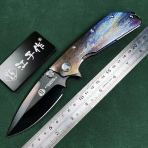 Dance Of The Undead M390 Sanding DLC Blade Titanium Alloy Handle SF Express