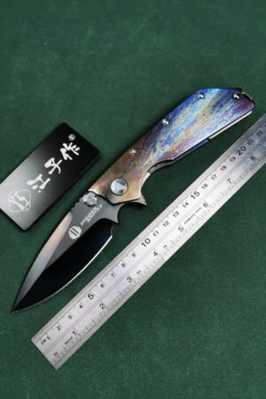 Dance Of The Undead M390 Sanding DLC Blade Titanium Alloy Handle SF Express