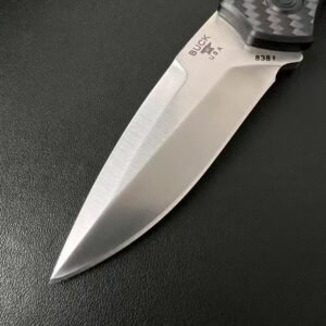 Buck 838 Carbon-Fiber Handle Side-Opening Knife