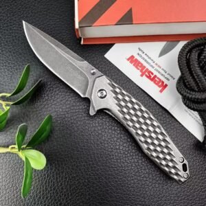 Kashow 1353 Small Folded Stone Wash Folding Knife