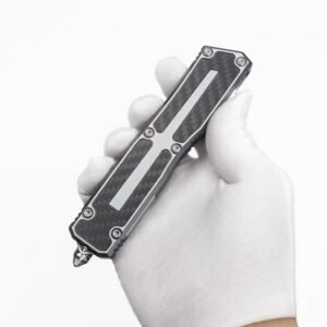 Microtech New Navy Beetle 2nd Generation Carbon Fiber OTF Knife