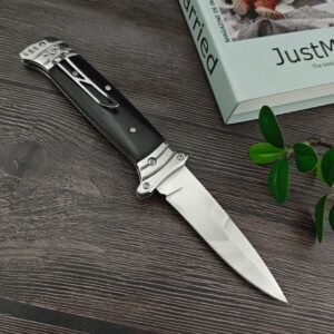 The New Version Of The Bouncy Fish Features Black Handle Side Jumps Switchblade