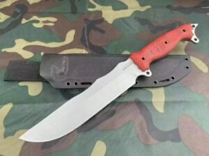 Bass Obstacle Clearing Tactics Small Straight Fixed Blade Knife
