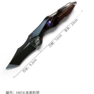 Future Mecha M390 Ultra Lens Optical DLC Titanium Alloy Shunfeng Folding Knife