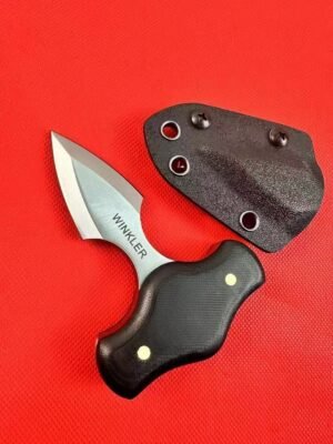 Winkler 3V Custom Black-Handle Push Dagger