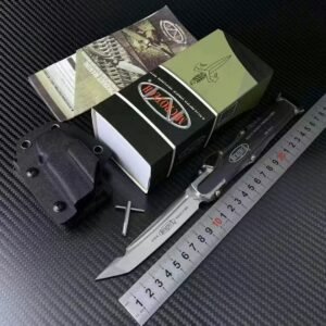 Microtech Halo 6th Generation Transparent Handle OTF Knife