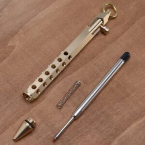 Brass Tactical Pen Handmade Machine Gun Pen