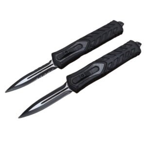 F132 Tactical OTF Switchblade – Dual Blade Design