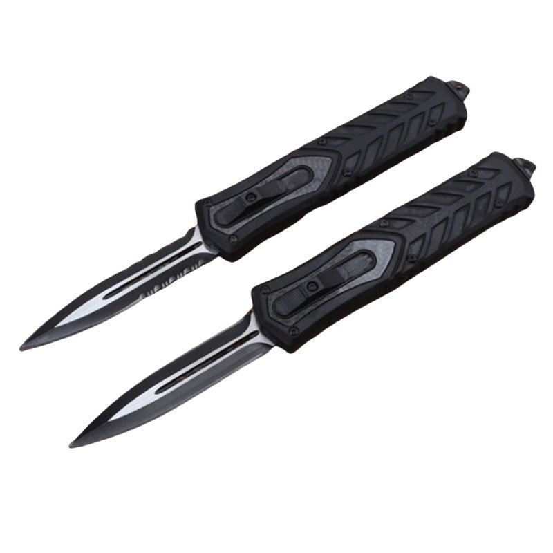 F132.jpg F132 Tactical OTF Switchblade – Dual Blade Design