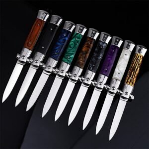 Classic Italian Stiletto Folding Knife
