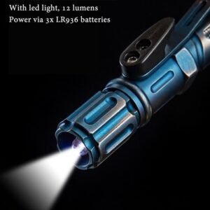 NEW 7-In-1 Outdoor EDC Multi-Function Self Defense Tactical Pen With Emergency Led Light Whistle Glass Breaker Outdoor Survival
