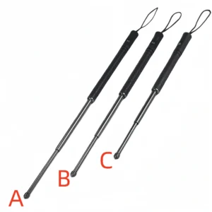 Rubber Handle Mechanical Automatic Spring Telescopic Baton