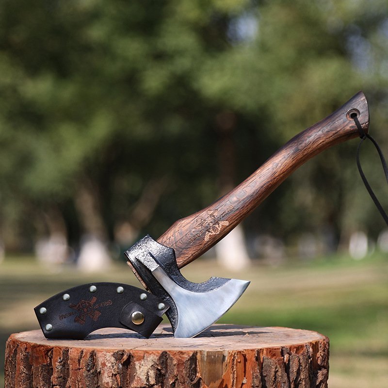 O1CN015fR4H62FNb9mfr0ma_2215904588868-0-cib.jpg Professional Axe Camping Supplies Military Tactical Ax Outdoors Hand Ax Firewood Multifunctional Hatchet Survival Accessories