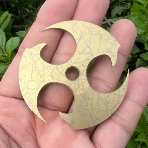 CNC titanium TC4 ninja stars