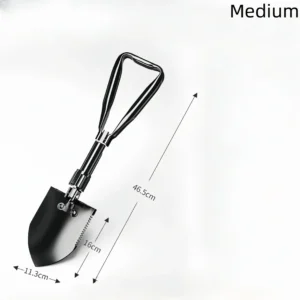 Portable Folding Outdoor Shovel – Manganese Steel Multifunction Camping Tool