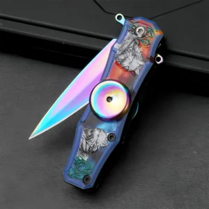 Fidget Spinner Knife EDC Multi-purpose Pocket Knife