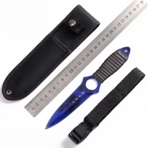 Tethered Skeleton Knife Outdoor High Hardness Army Knife Stainless Steel Small Straight Knife