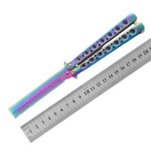 CSGO butterfly knife CS butterfly knife novice practice knife butterfly comb toy practice knife full steel unsharpened