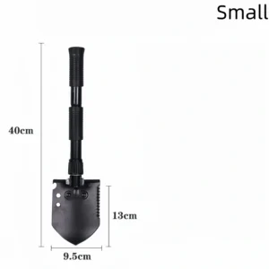 Multifunctional engineer shovel foldable portable emergency rescue fishing and flower planting shovel outdoor field adventure equipment