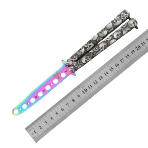 CSGO butterfly knife CS butterfly knife novice practice knife butterfly comb toy practice knife full steel unsharpened