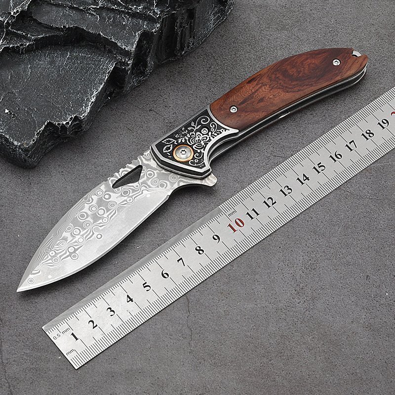 O1CN01F0pRNt1ruzMGrYMWb_2590295692-0-cib.jpg Damascus folding knife multi-function wilderness survival knife outdoor camping equipment