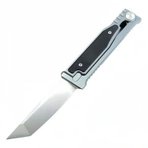 Gravity knife aluminum alloy handle D2 high hardness EDC