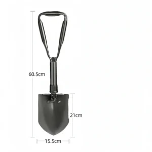 Multifunctional large engineer shovel folding shovel outdoor large shovel picnic field shrink mountain shovel