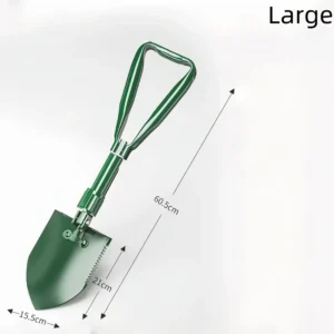 Portable Folding Outdoor Shovel – Manganese Steel Multifunction Camping Tool