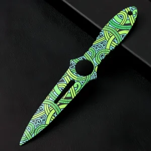 Skeleton Knife Stainless Steel Metal Training Ornamental Knife