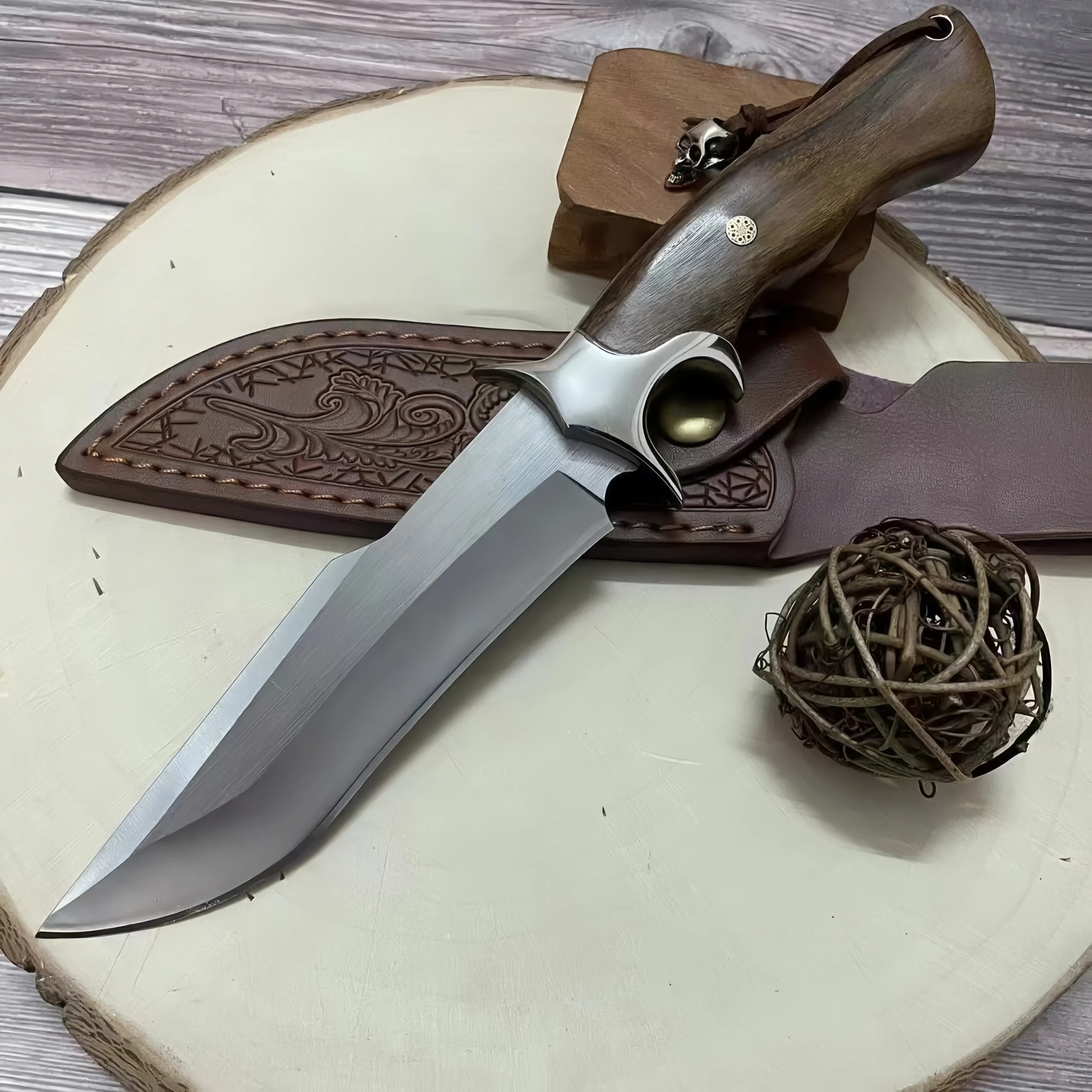 O1CN01Pv2zp21lzDL3q04kR_2217538634889-0-cib.jpg_-1_副本-scaled-1.webp M390 Powdered Steel Fixed Blade Knife – High Hardness Outdoor Survival Knife