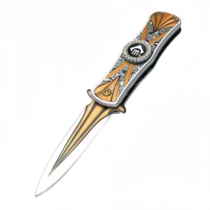 Fidget Spinner Knife Mini Stress Relief Creative Folding Knife EDC