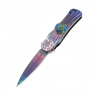 Fidget Spinner Knife Mini Stress Relief Creative Folding Knife EDC