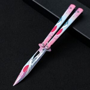 Unsharpened butterfly practice knife color butterfly knife outdoor multi-function folding knife swing