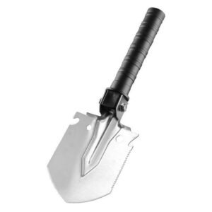 Military shovel small shovel fishing portable wild fishing version manganese steel shovel all-steel steel giant thick digging hard soil multi-function shovel