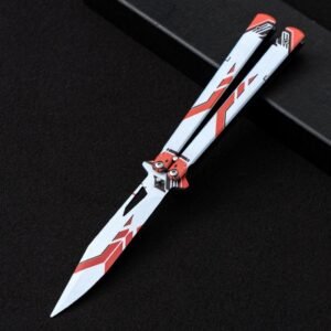 Unsharpened butterfly practice knife color butterfly knife outdoor multi-function folding knife swing