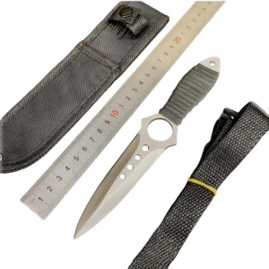 Tethered Skeleton Knife Outdoor High Hardness Army Knife Stainless Steel Small Straight Knife