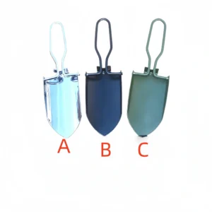 Stainless steel portable garden shovel outdoor car small shovel multifunctional small camping folding engineer shovel