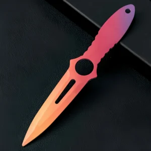 Skeleton Knife Stainless Steel Metal Training Ornamental Knife