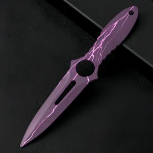 Skeleton Knife Stainless Steel Metal Training Ornamental Knife