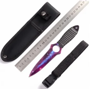 Tethered Skeleton Knife Outdoor High Hardness Army Knife Stainless Steel Small Straight Knife
